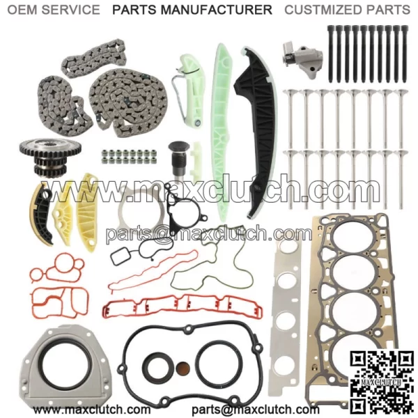 For 08-15 Audi VW 2.0 TSI Jetta Cylinder Head Gasket Kit Intake & Exhaust Kit