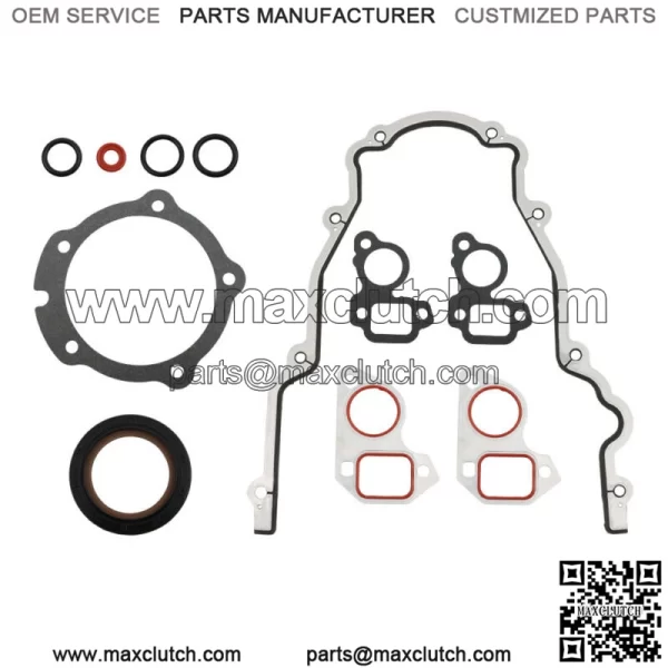 Timing Chain Cover with Water Pump Gaskets and Main Seal for GM LS1 4.8L 5.3L 5.7L
