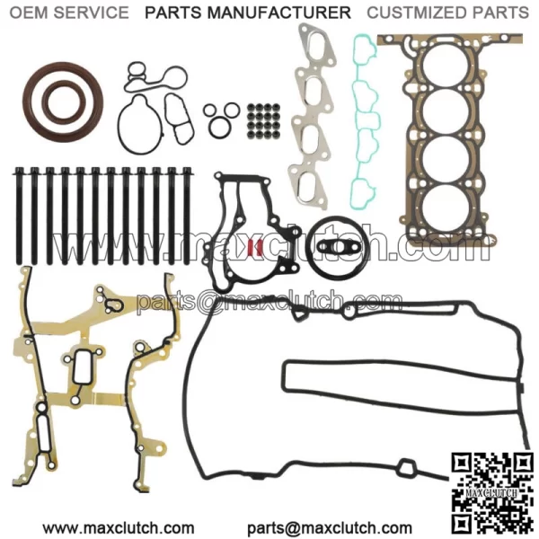 Cylinder Head Gasket Bolt Kit For 2011-2016 Chevy Cruze Sonic Buick Encorde Trax 1.4L
