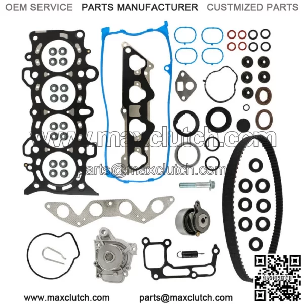 Cylinder Head Gasket Kit, Timing Belt Water Pump Kit For Honda Civic 1.7L SOHC D17A1 01-05