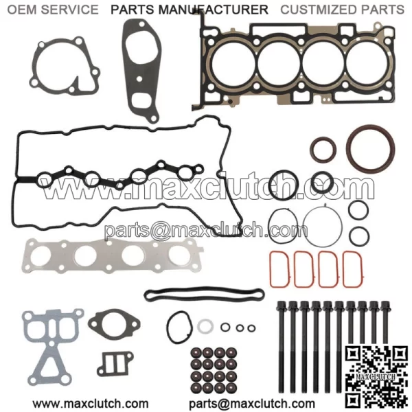 Cylinder Head Gasket Bolt Kit For 2015-20 Hyundai Santa Fe Sorento Sportage Sonata 2.4L