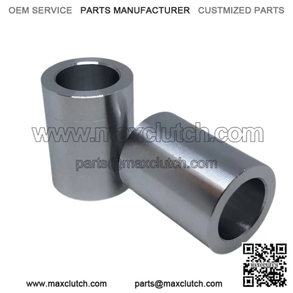 1.0" ID x 1 1/2" Long Aluminum Harley Motorcycle Wheel Axle Spacer - PAIR