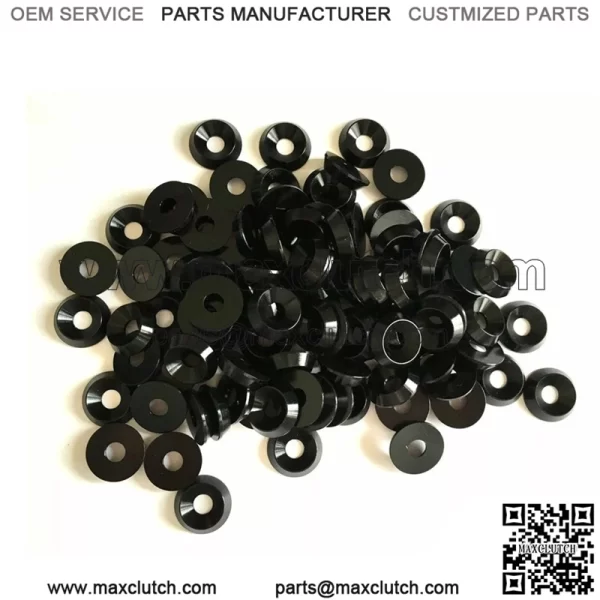 M6 x 18mm CSK Countersunk Washer Brand New BLACK Karting Parts