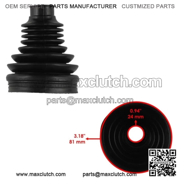 2 Rear Axle Inner And Outer CV Boot Kits for Polaris Sportsman 800 EFI 2008-2010 For: Polaris Sportsman 800 - Image 2