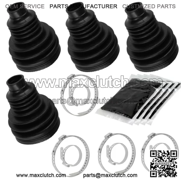 2 Rear Axle Inner And Outer CV Boot Kits for Polaris Sportsman 800 EFI 2008-2010 For: Polaris Sportsman 800 - Image 3