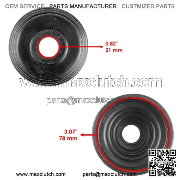 2 Rear Axle Inner And Outer CV Boot Kits for Polaris Sportsman 800 Mv7 EFI 2005 For: Polaris Sportsman 800 - Image 2