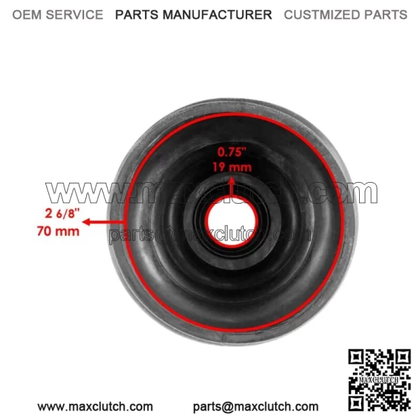 2 Front Axle Inner Outer CV Boot Kit fits Polaris Sportsman 700 800 MV7 4x4 2005 For: Polaris Sportsman 800 - Image 2