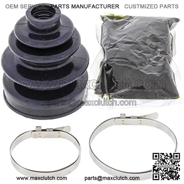 CV Boot Kit 19-5008 Compatible with/Replacement for Kawasaki KAF 620 Mule 3010 4x4 01-08, KVF 700 Prairie 4x4 2004-2006, KVF 650 Brute Force 4x4 05-08, KVF 400 C Prairie 4x4 1999-2002