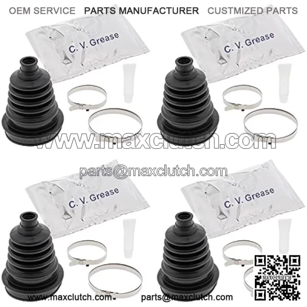 Complete Front Inner & Outer CV Boot Repair Kit for Suzuki LT-A400F Eiger 4wd 2003