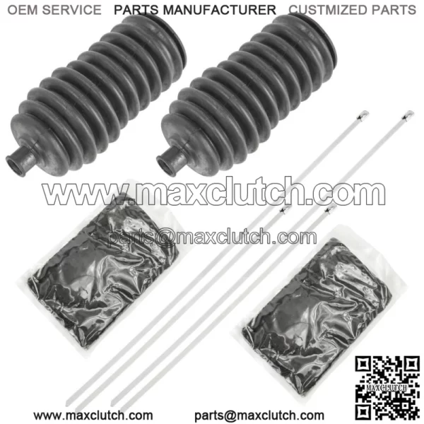 2 Steering Rack Boot Dust Cover For Yamaha Rhino 660 YXR660F 4X4 2004-2007 (For: Yamaha Rhino 660 2006)