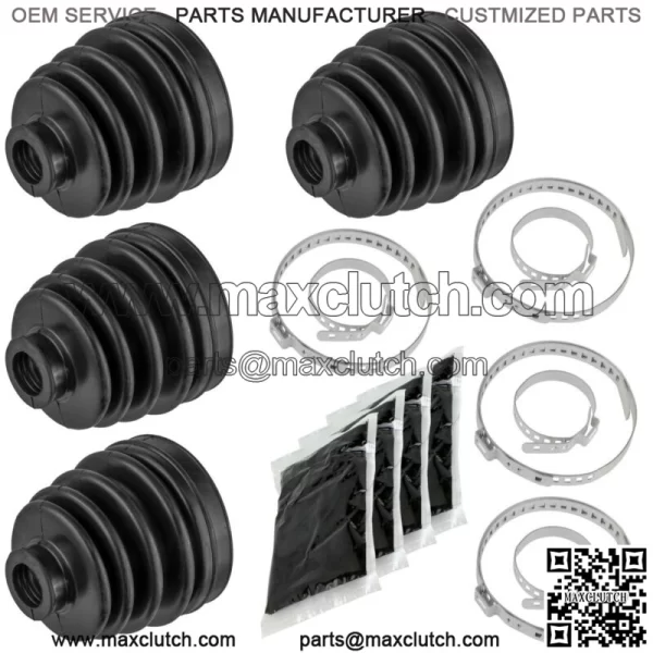 2 Rear Axle Inner And Outer CV Boot Kits for Polaris Sportsman 500 4X4 HO 99-05 - Image 3