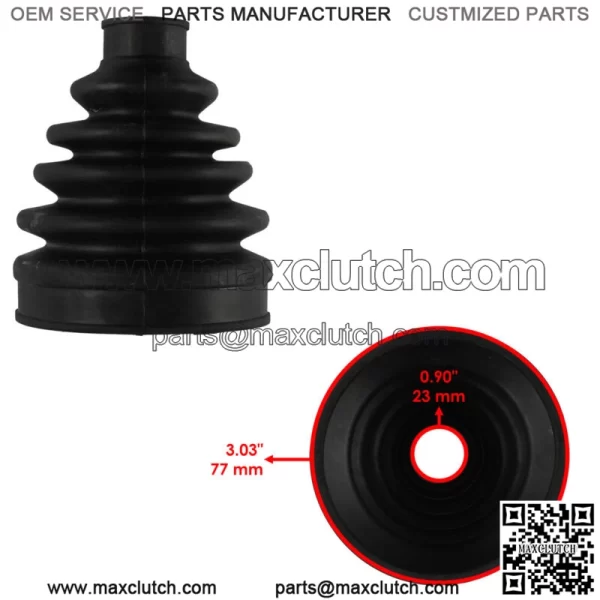 Rear Axle Outer Inner CV Boot Kit for Can-Am 705500870, 705501864, 705501777 - Image 2