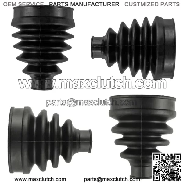 2 Front Axle Inner Outer CV Boot Kit for Can-Am Renegade 800 800R 4X4 2007-2012 - Image 5