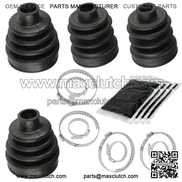 Rear Axle Outer And Inner CV Boot Kit for Yamaha Rhino 700 YXR700F Fi 2008-13(For: Yamaha Rhino 700) - Image 2