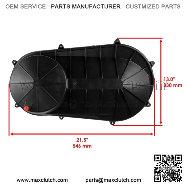 Outer Clutch Cover & Gasket For Polaris ACE 570 2017 2018 2019 For: Polaris Sportsman 570 - Image 2