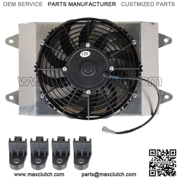 Radiator Cooling Fan Assembly for YAMAHA WOLVERINE YXE70 2016 2017 2018