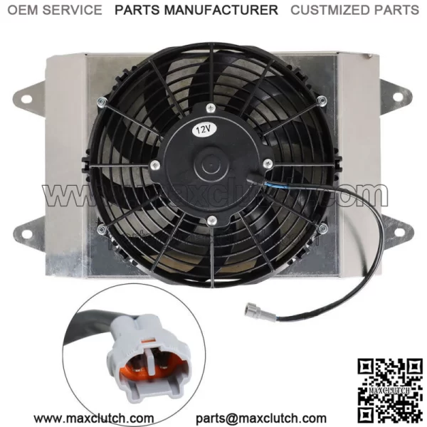 Radiator Cooling Fan Assembly for YAMAHA WOLVERINE YXE70 2016 2017 2018 - Image 3