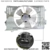 Radiator Cooling Fan & Motor Assembly For 2003-2008 Toyota Matrix Corolla 1.8L - Image 2