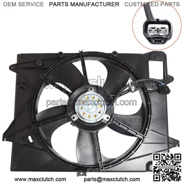 Engine Cooling Fan Assembly For 2015-2017 Hyundai Sonata Sedan 2.4L I4 HY3115151 - Image 2