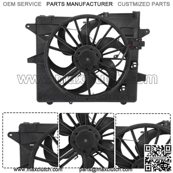Engine Radiator Cooling Fan Assembly For Ford Mustang 2005-2014 4R3Z8C607AA