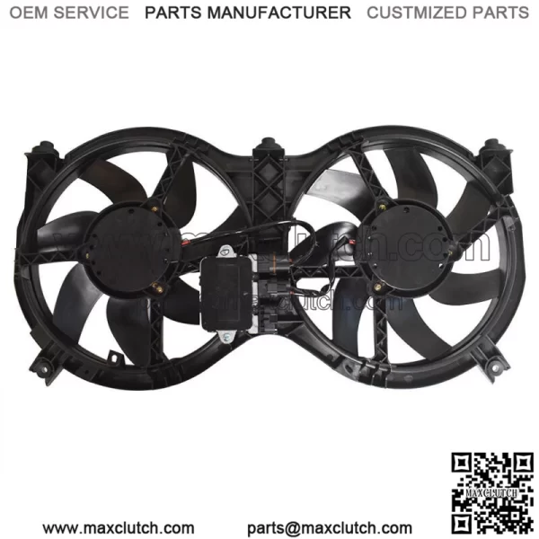 Dual Radiator and Condenser Fan Assembly For Nissan Pathfinder Infinity QX60 - Image 3