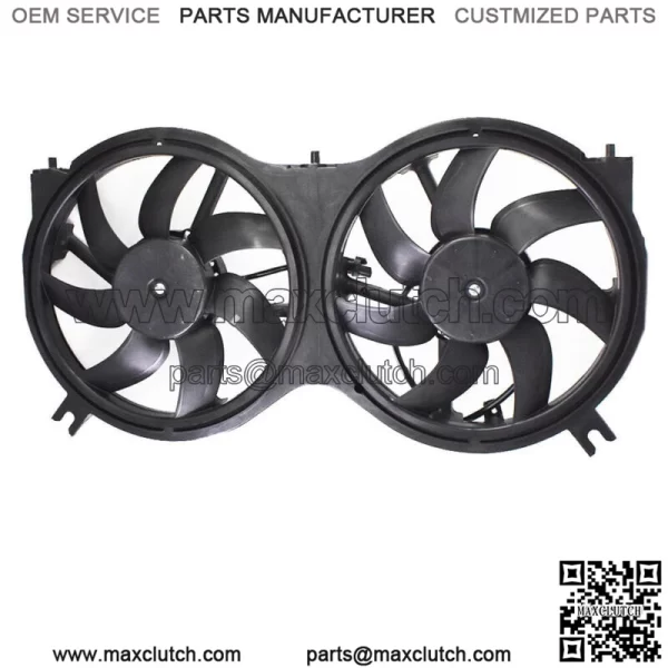 TYC623760 A/C Radiator Dual Cooling Fan Assembly For 2013-2019 Nissan Pathfinder