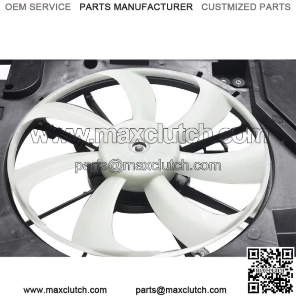 For 2012-17 Toyota Prius C Radiator AC Condenser Cooling Fan Assembly TO3115180 - Image 4