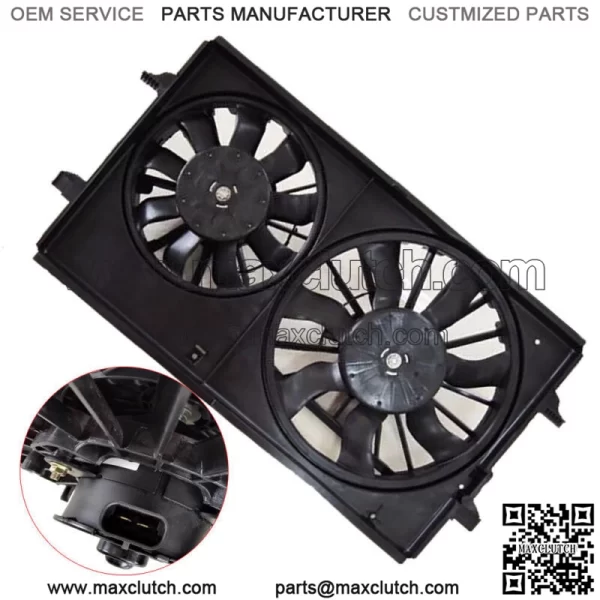 Radiator Cooling Fan Assembly For 2005-2010 Pontiac G6 2004-12 Chevrolet Malibu