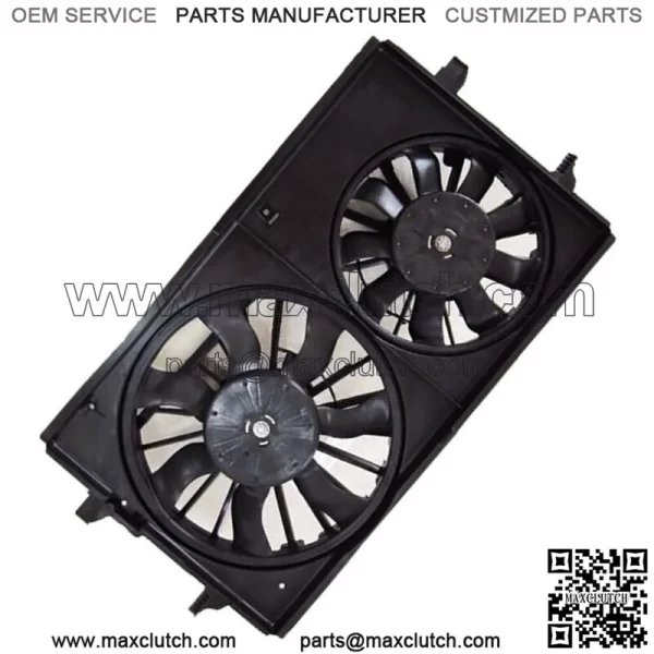 Radiator Cooling Fan Assembly For 2005-2010 Pontiac G6 2004-12 Chevrolet Malibu - Image 2