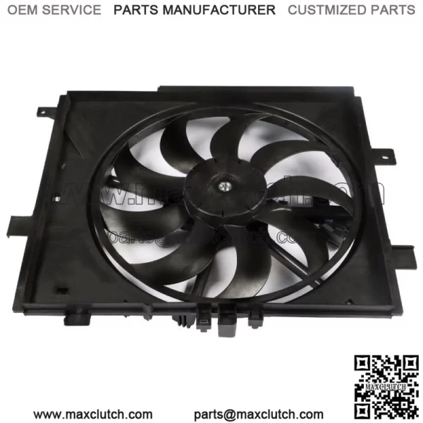 Radiator Cooling Fan Assembly For 2012-2018 Nissan Versa Sedan & Note 214819KK0A - Image 2