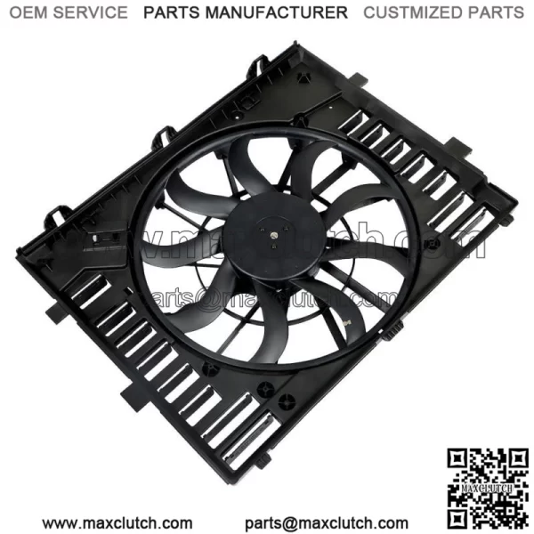 Fit For  2011-2018 Porsche Cayenne Radiator Cooling Fan Assembly 95810606120