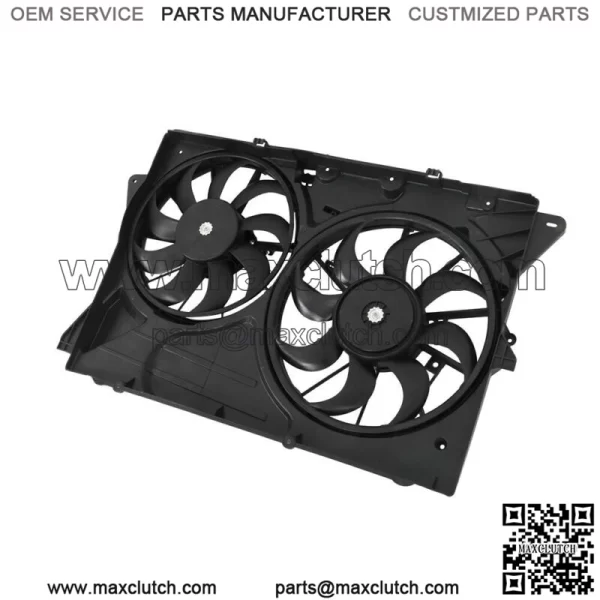 Engine Radiator Cooling Fan Assembly for 2013-19 Ford Explorer Flex Lincoln MKT