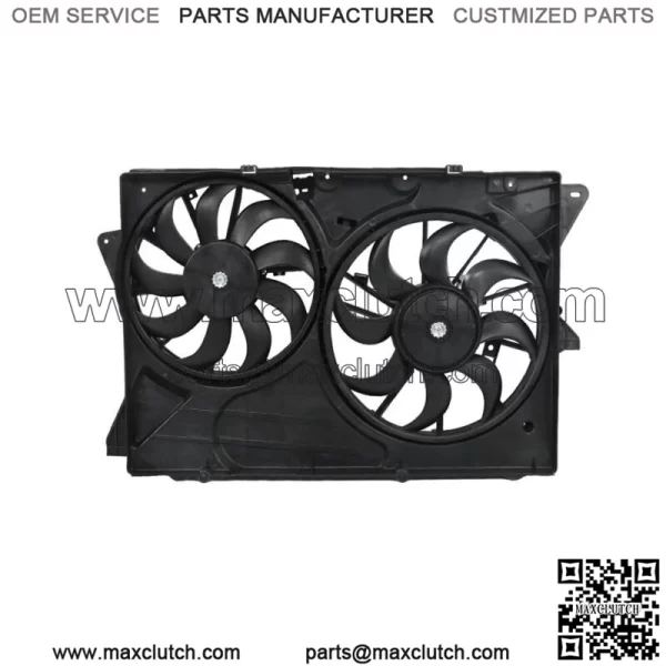 Engine Radiator Cooling Fan Assembly for 2013-19 Ford Explorer Flex Lincoln MKT - Image 2