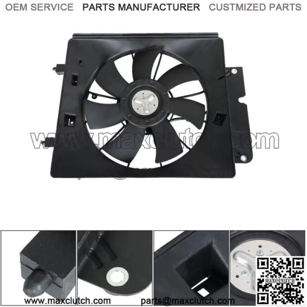 A/C Condenser Cooling Fan For 2002-2006 Honda CR-V 2003-2006 Element Right Side