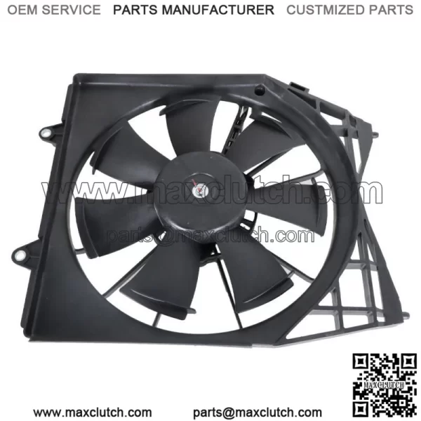 Right Engine Condenser Cooling Fan w/ Shroud Assembly For 2018-2022 Honda Accord - Image 2