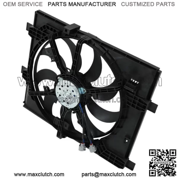 Engine Cooling Fan Assembly 620452 For 2011 2012-2016 2017 Nissan Juke NI3115147 - Image 2