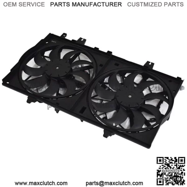 New Radiator A/C AC Condenser Cooling Fan For Nissan Rogue 14-18 X-Trail 15-17 - Image 2