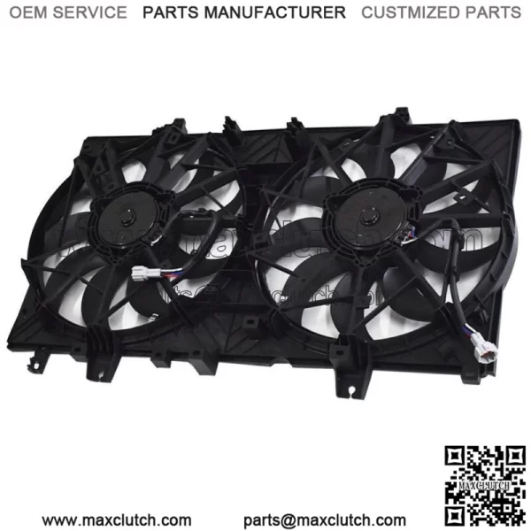 New Radiator A/C AC Condenser Cooling Fan For Nissan Rogue 14-18 X-Trail 15-17 - Image 3