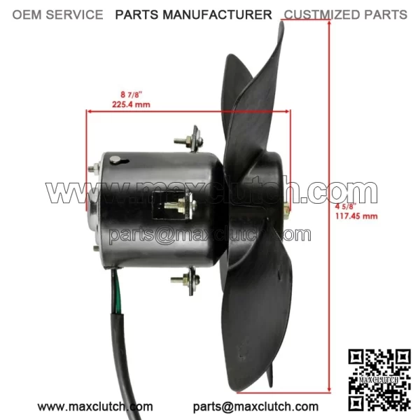 For Honda TRX450S Foreman 450 Radiator Cooling Fan Motor 4x4 S 1998 1999 - 2001 - Image 3