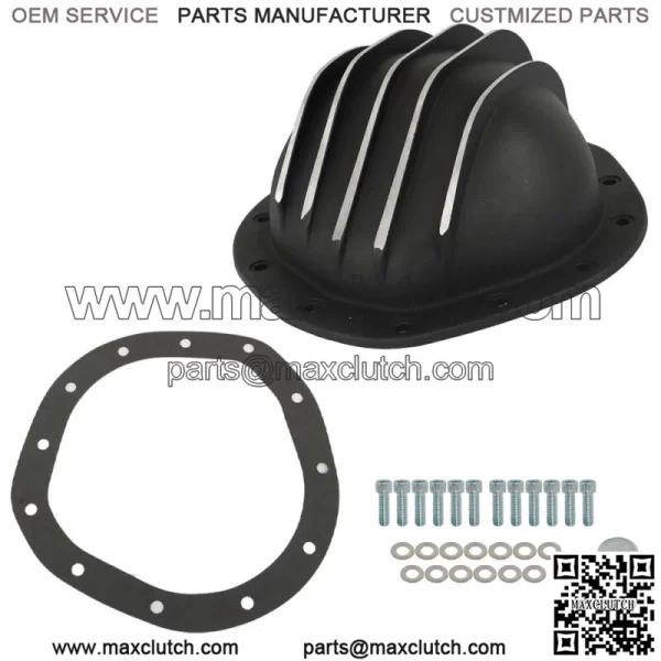 For GM Chevy C10 8.75" Truck Aluminum Differential Rear Balck End Cover 12 Bolt