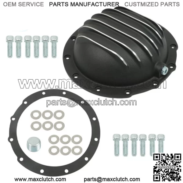 For Jeep AMC Model 20 12-Bolt Rear Differential Cover with Gasket & Drain Plug