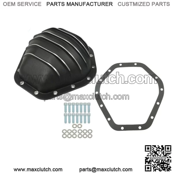 For Chevy GMC 10.5in 14Bolt 10.5   Rear Aluminum Differential Cover Gasket &Bolts
