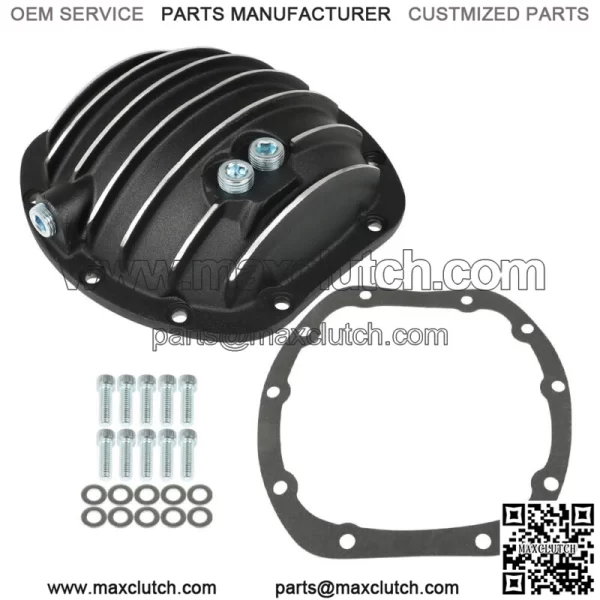 For Jeep Dana 25 27 30 10-Bolt Differential Cover with Gasket & Drain Plug Rear