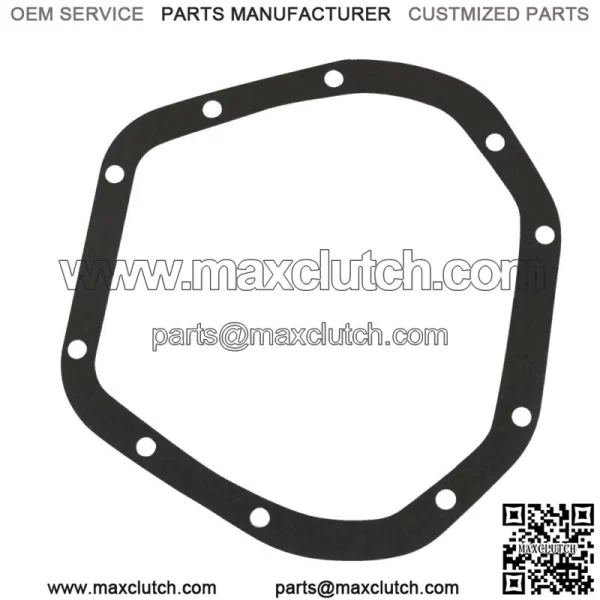 For Dana 60 10-Bolt Rear Aluminum Differential Cover with Gasket Drain Plug - Image 3