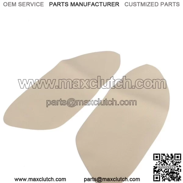 1pair Car Front Door Panels Armrest Cover Beige for Honda Accord Sedan 2008-12 - Image 2