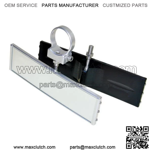 Axia Alloys Aluminum 9" Panoramic Mirror & Clamp Polaris Yamaha Kawasaki For: More than one vehicle
