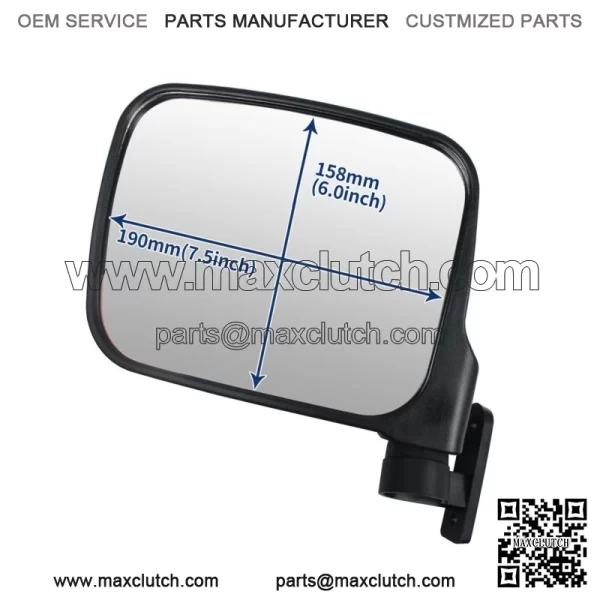 2pcs LH&RH Side Rear View Mirrors Compatible with Kawasaki Teryx 800 2016-2023 For: More than one vehicle - Image 2