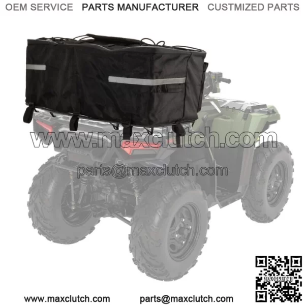 ATV Rear Seat Luggage Bag with Soft Bottom Support, Rack for Honda Sportsman 450 (For: More than one vehicle)