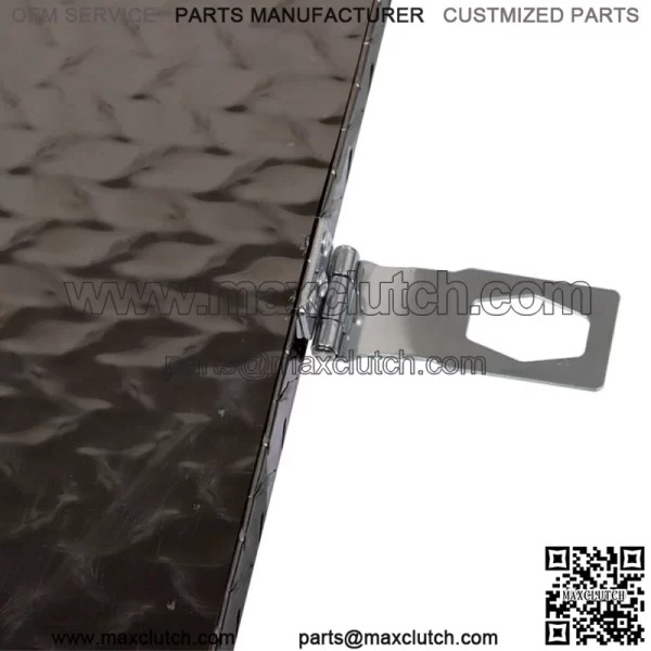Black Aluminum Diamond Plate for Garage Pickup Traile Tool Box 20" x 12" x 9.5'' - Image 3