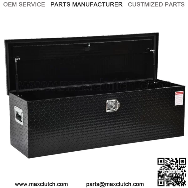 49"X15"X15" Aluminum Heavy Duty Pickup Truck Bed Storage Tool Box with Lock - Image 2